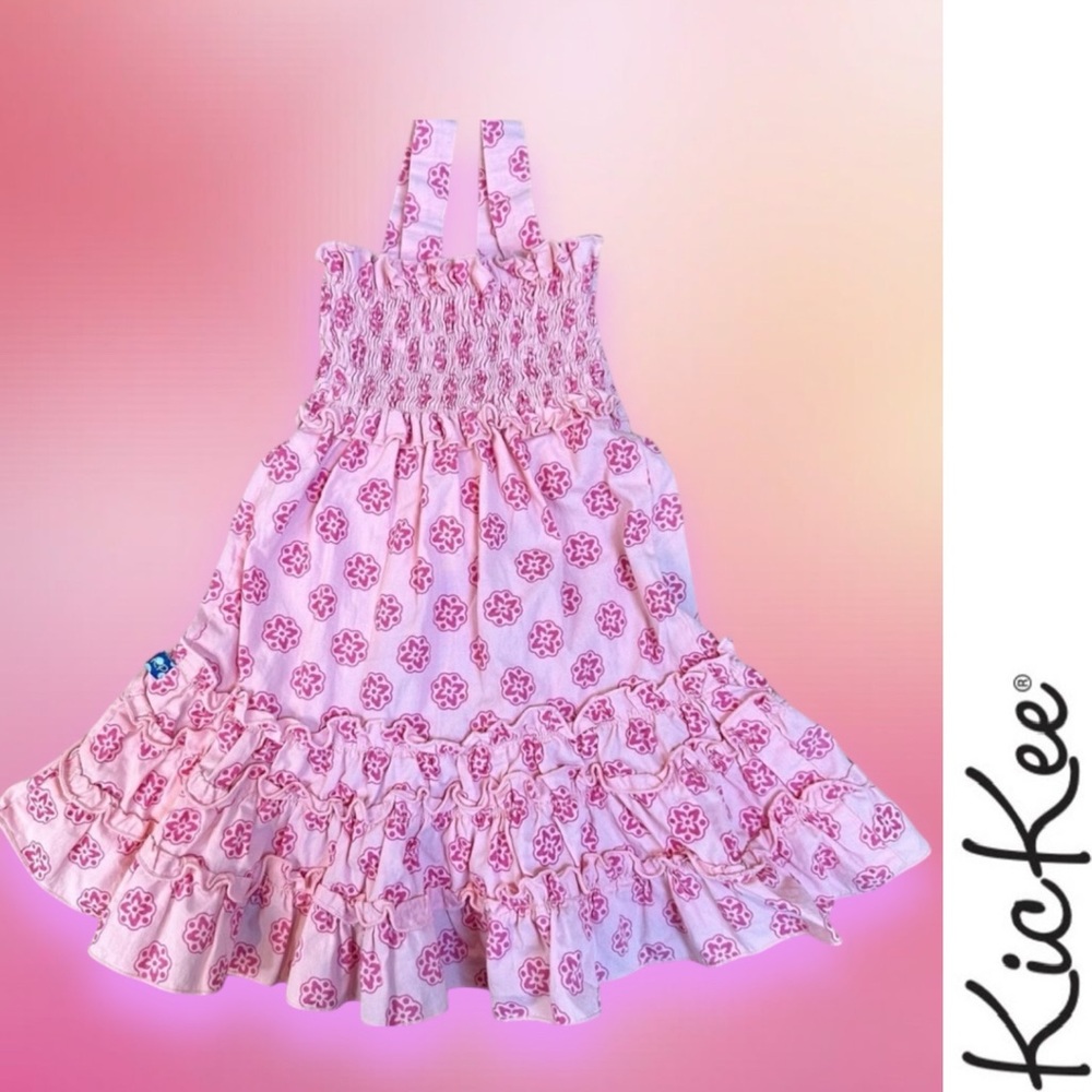 Kickee Pants Pink Sundress, Size 6-12 M, MSRP $38